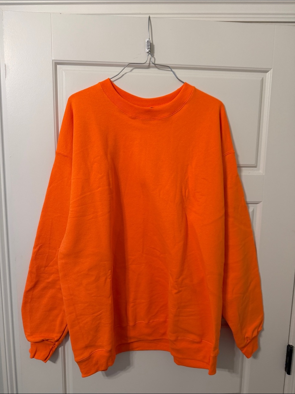 Hanes Orange Crewneck Sweatshirt